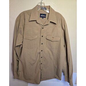 Luchese Classics Men's 100% Cotton Gingham Check Western Button Down Size M/L